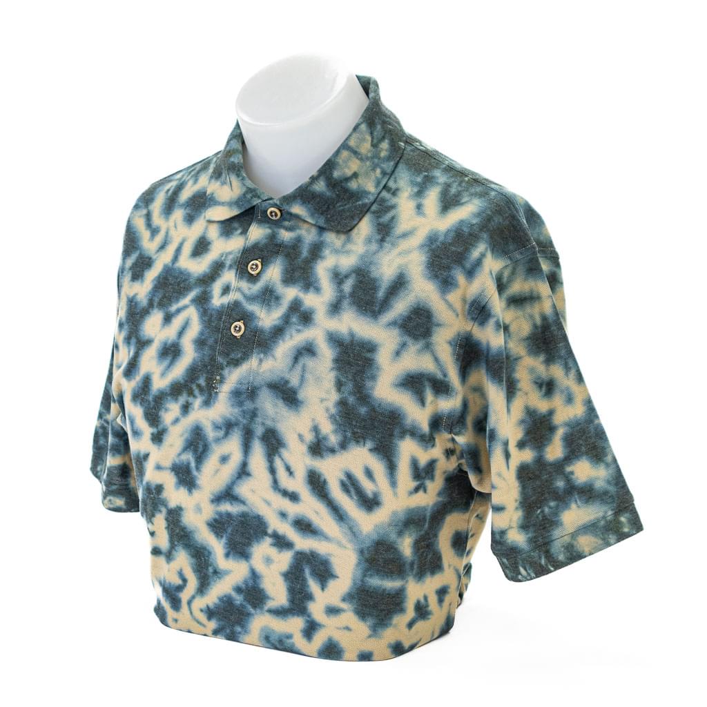 Men's Tie-Dyed Scrunch Hippie Camo Golf Polo