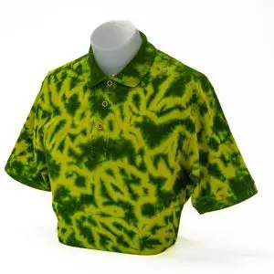 Men's Tie-Dyed Scrunch On the Green Golf Polo
