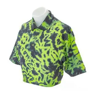 Men's Tie-Dyed Scrunch Purple Kush Golf Polo