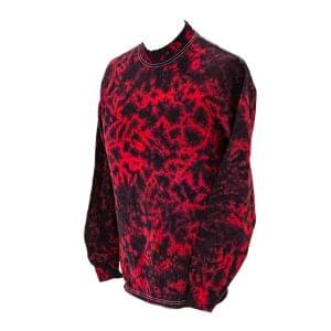 Tie-Dyed Scrunch Sunday Best Mock Turtleneck