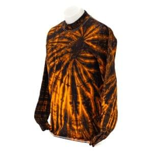 Tie-Dyed Spiral Flag Hunter Camo Mock Turtleneck