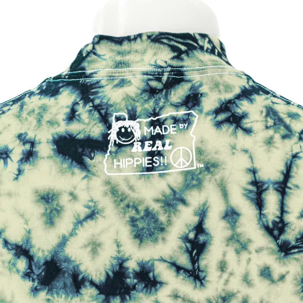 Tie-Dyed Scrunch Hippie Camo Mock Turtleneck - Image 2