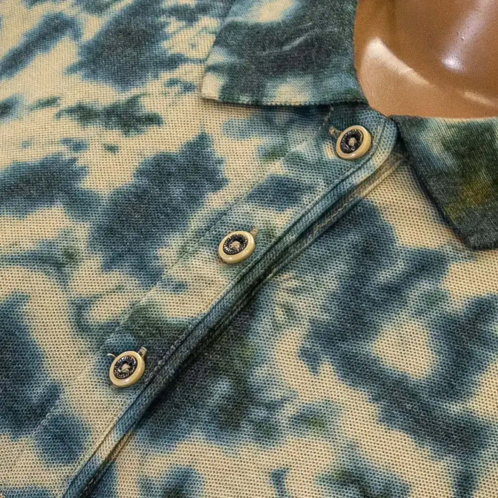 Women's Tie-Dyed Scrunch Hippie Camo Golf Polo - Image 3