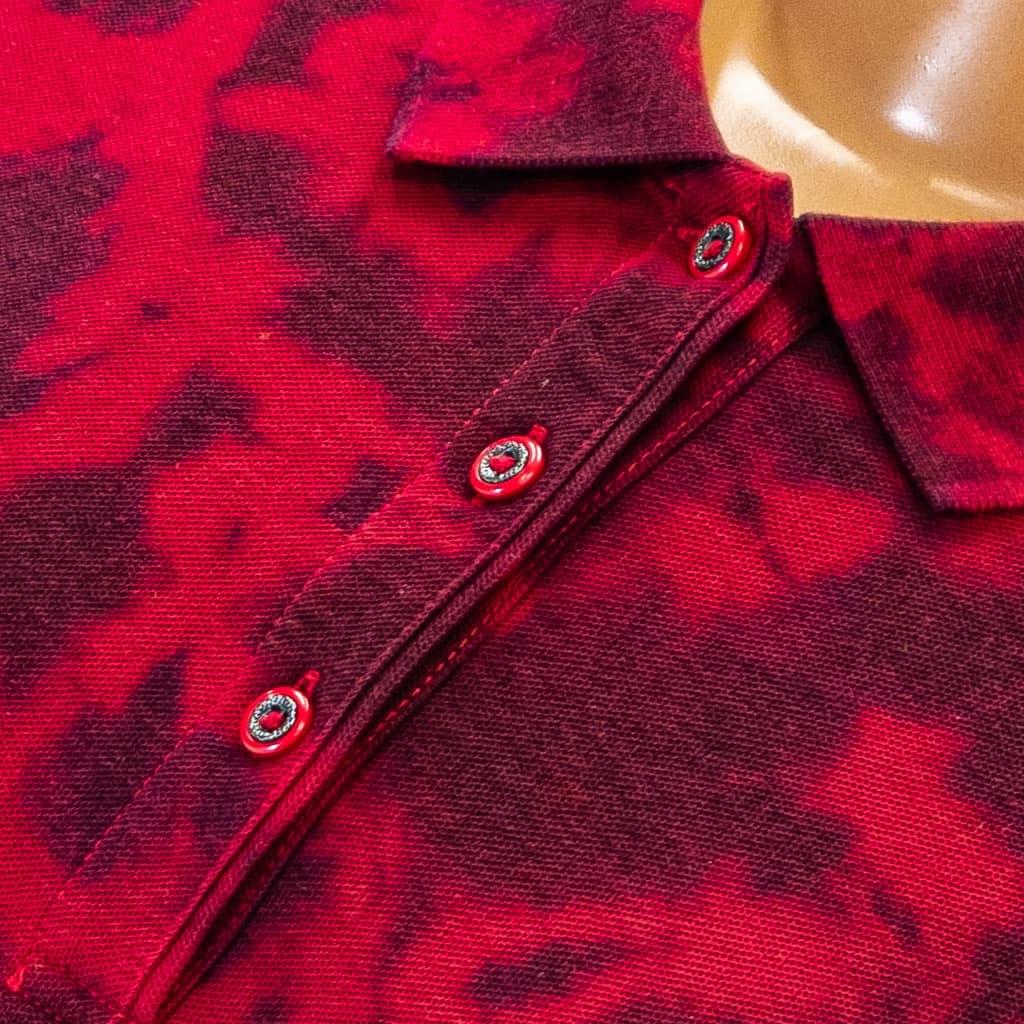 Women's Tie-Dyed Scrunch Sunday Best Golf Polo - Image 3