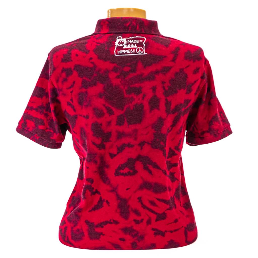 Women's Tie-Dyed Scrunch Sunday Best Golf Polo - Image 2