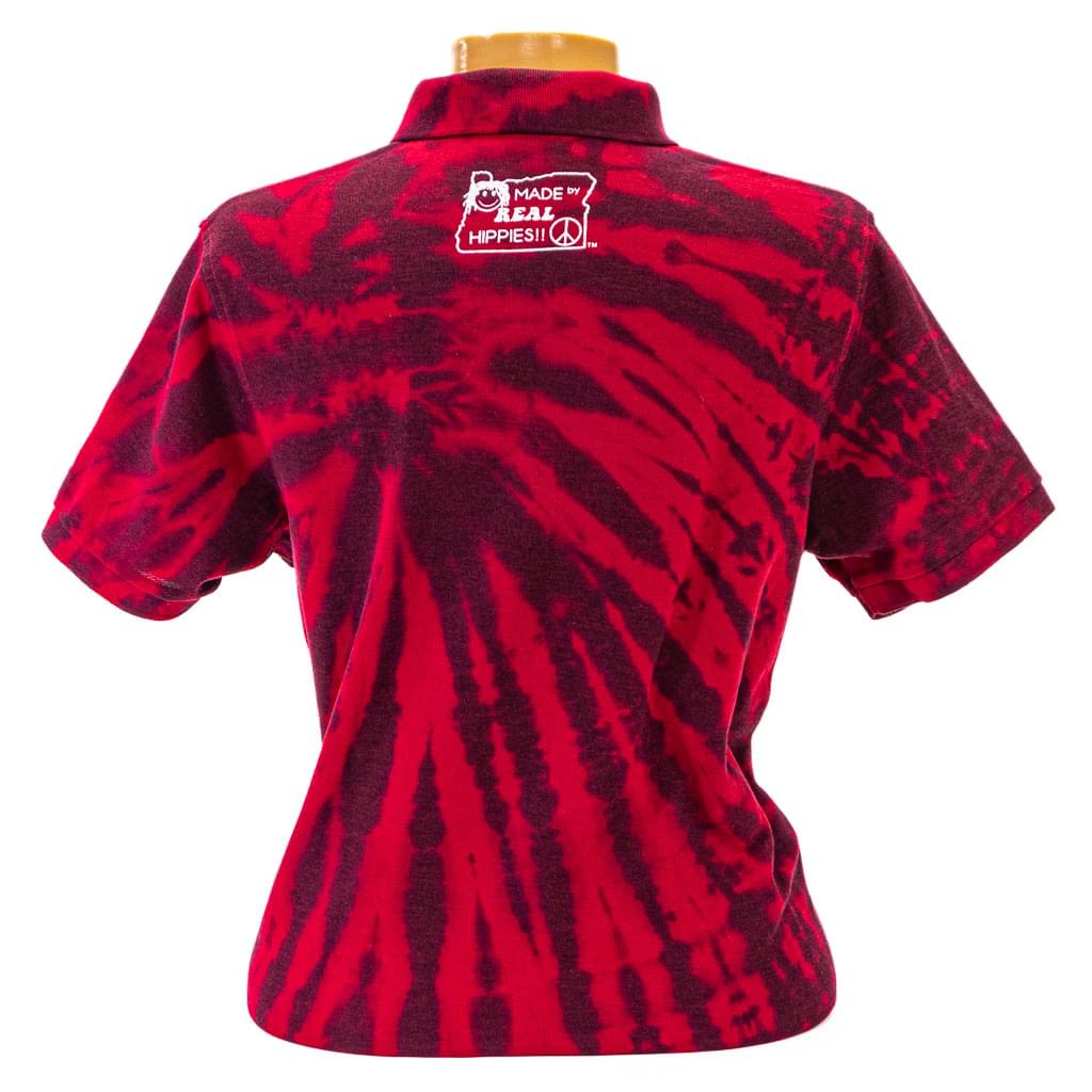 Women's Tie-Dyed Spiral Sunday Best Golf Polo - Image 2