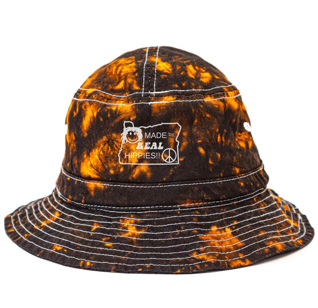 Tie-Dyed Flag Hunter Camo Spiral Bucket Hat - Image 2