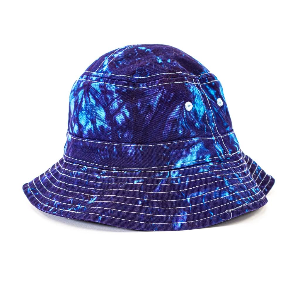 Tie-Dyed Ocean Spiral Bucket Hat