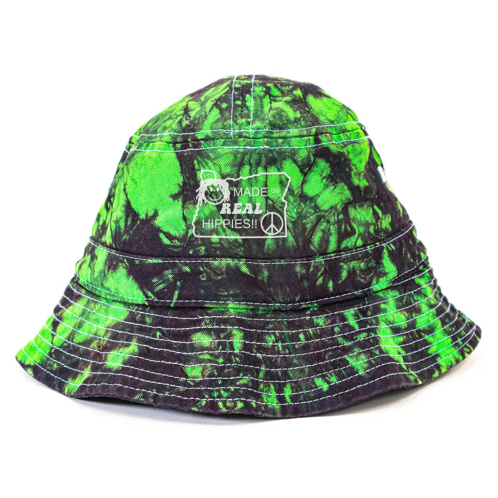 Tie-Dyed Purple Kush Spiral Bucket Hat - Image 2