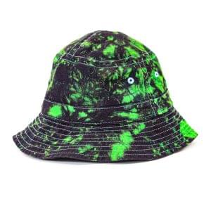 Tie-Dyed Purple Kush Spiral Bucket Hat