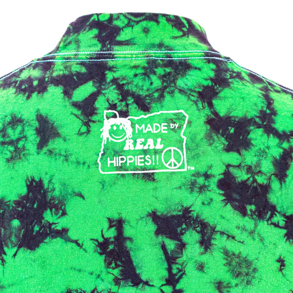 Tie-Dyed Scrunch Purple Kush Mock Turtleneck - Image 2