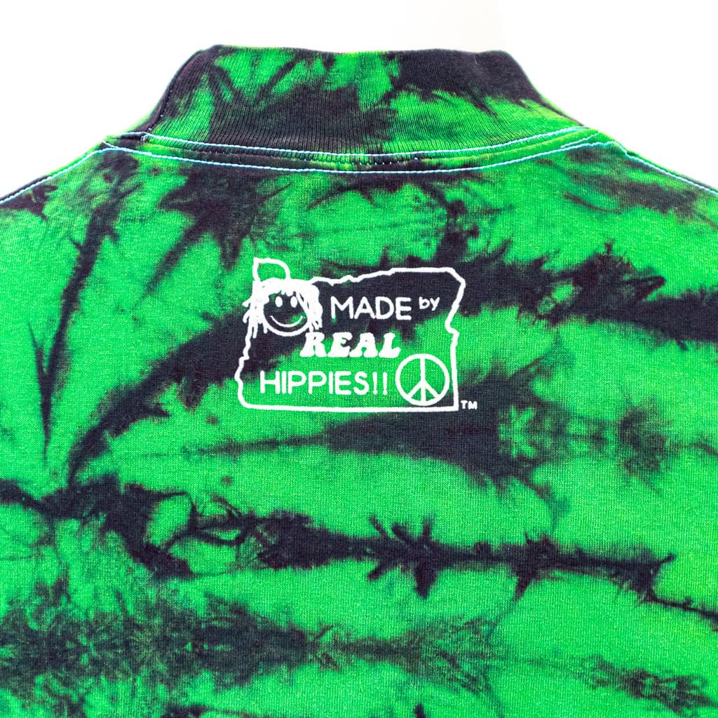Tie-Dyed Spiral Purple Kush Mock Turtleneck - Image 2