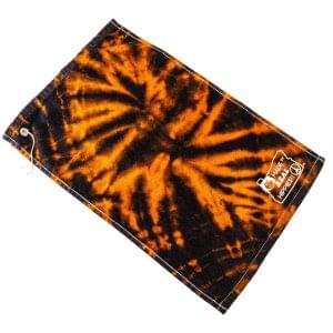 Spiral Tye-Died Flag Hunter Camo Golf Towels
