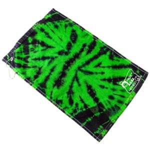 Spiral Tye-Died Purple Kush Golf Towels