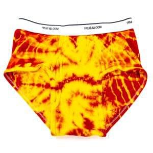 Tie-Dyed Men's Fire Briefs