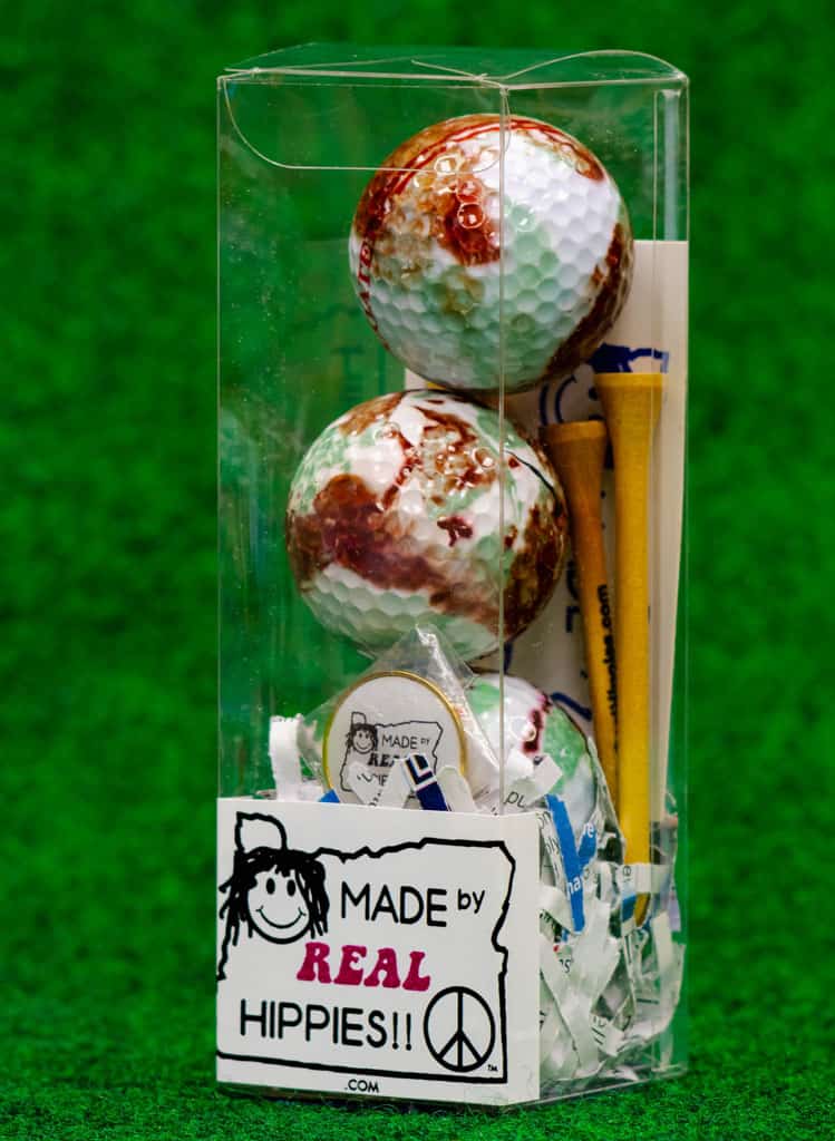 Tie-Dyed Golf Balls - Hippie Camo