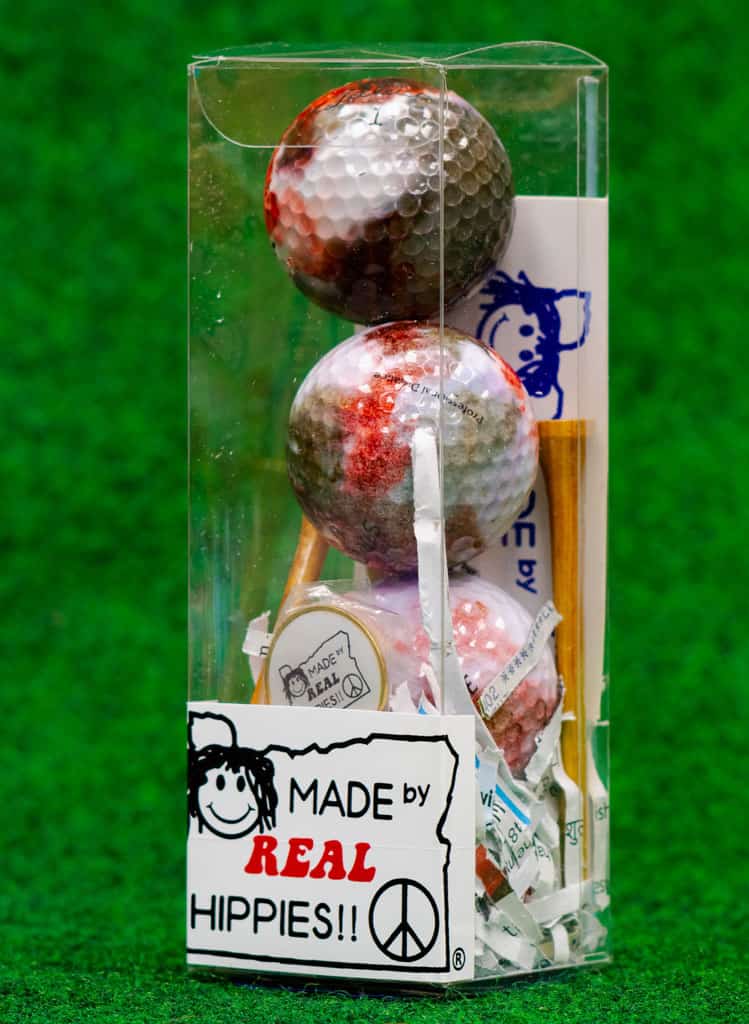 Hand Made Tie Dyed Golf Balls