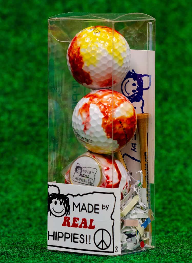 Hand Made Tie Dyed Golf Balls