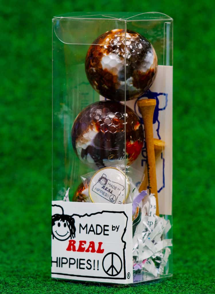 Hand Made Tie Dyed Golf Balls