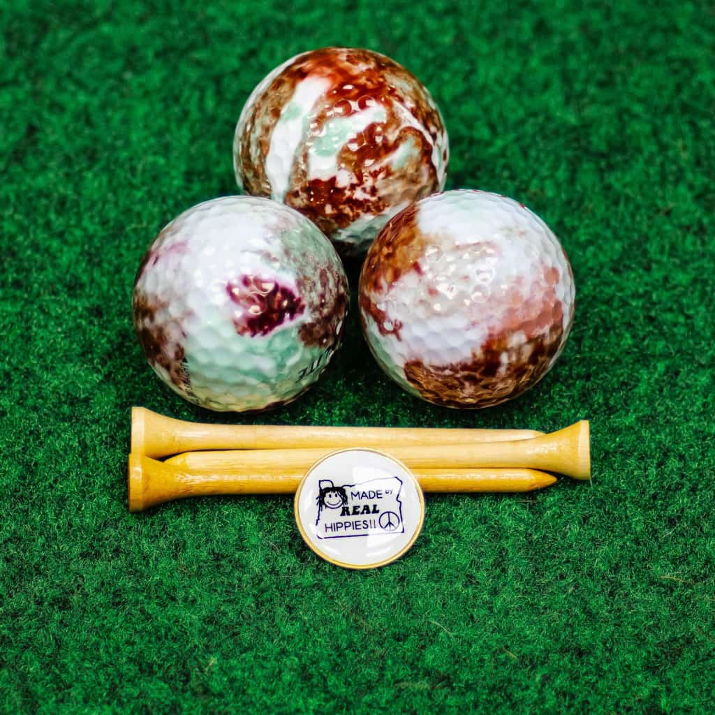 Tie-Dyed Golf Balls - Hippie Camo - Image 2